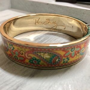 Vera Bradley hinged bangle bracelet